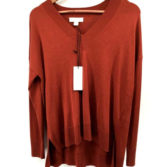 Treasure & Bond Orange Cashmere Blend Sweater XS NWT - Picture 1 of 4